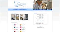 Desktop Screenshot of dentistes-carlsson.ch